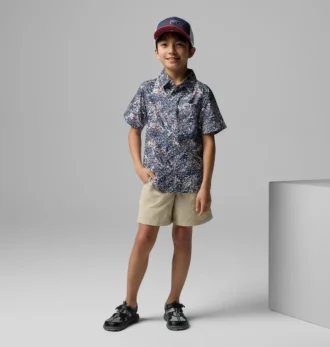 Boys PFG Super Slack Tide™ Short Sleeve Camp Shirt