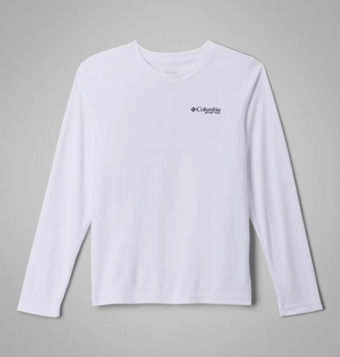 Boys PFG Terminal Tackle™ Fins and Stripes Long Sleeve Shirt Boys PFG Terminal Tackle™ Fins and Stripes Long Sleeve Shirt