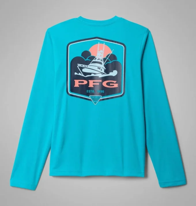 Boys Terminal Tackle PFG™ Fish Bars Long Sleeve Shirt