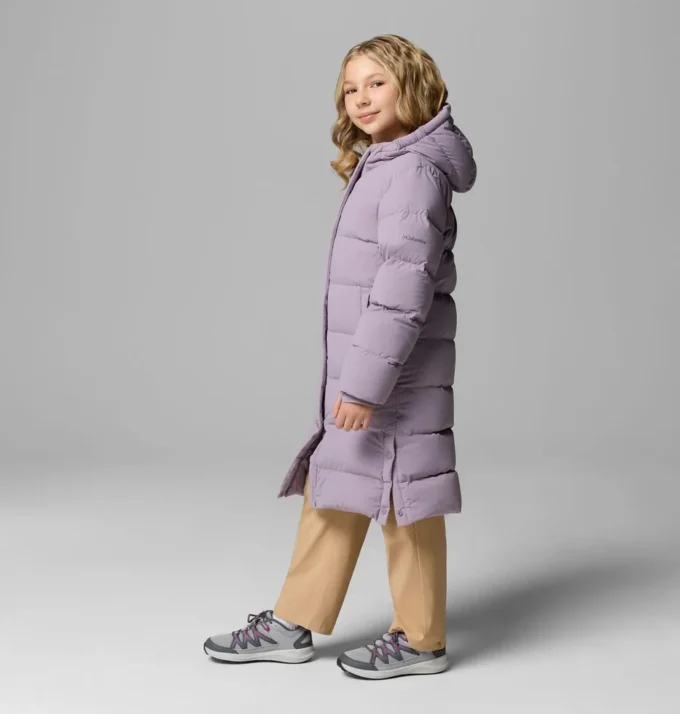 Girls Amaze Puff™ Long Hooded Jacket