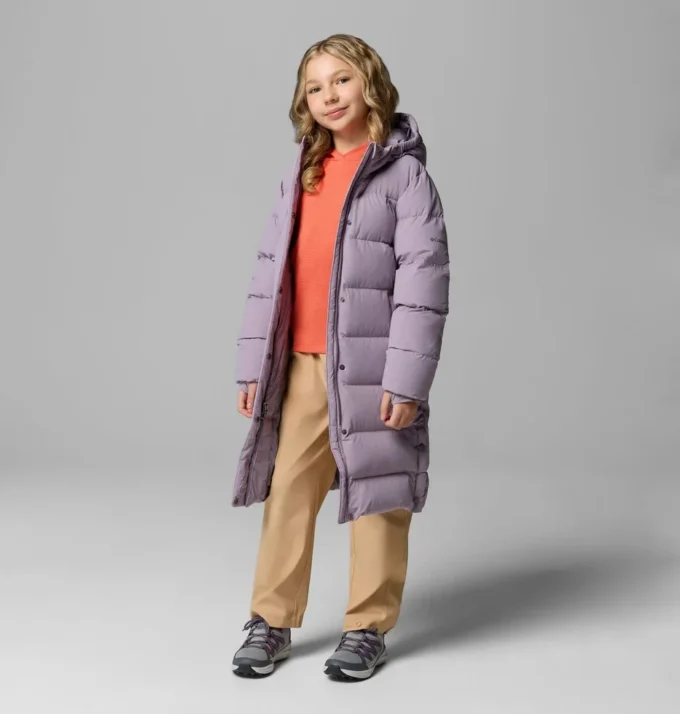 Girls Amaze Puff™ Long Hooded Jacket