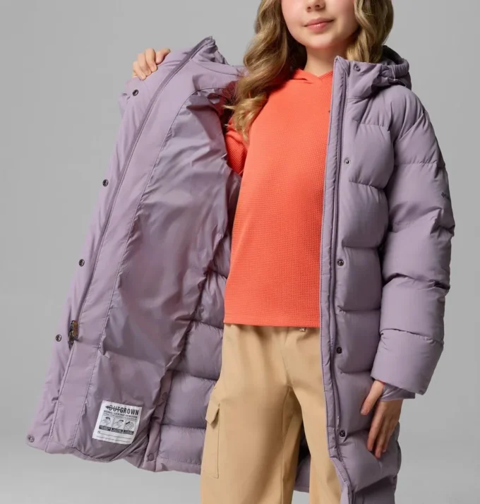 Girls Amaze Puff™ Long Hooded Jacket