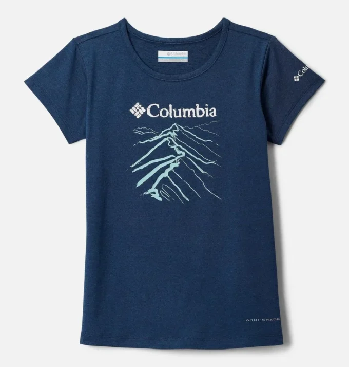 Girls Tech Trail™ Short Sleeve Graphic Shirt
