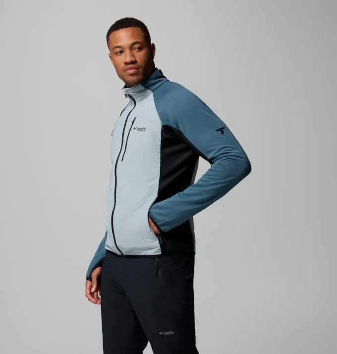 Men Arctic Crest™ Hybrid Full Zip Jacket