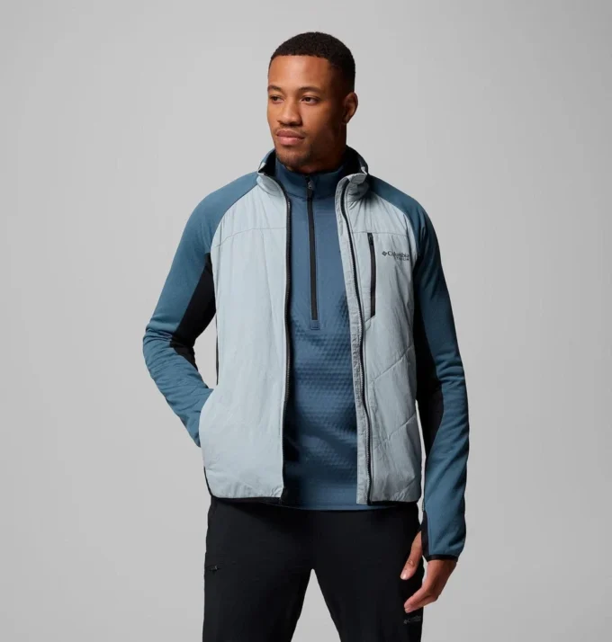 Men Arctic Crest™ Hybrid Full Zip Jacket
