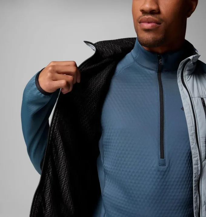 Men Arctic Crest™ Hybrid Full Zip Jacket