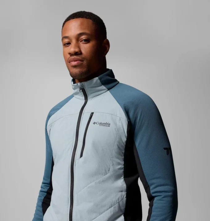 Men Arctic Crest™ Hybrid Full Zip Jacket