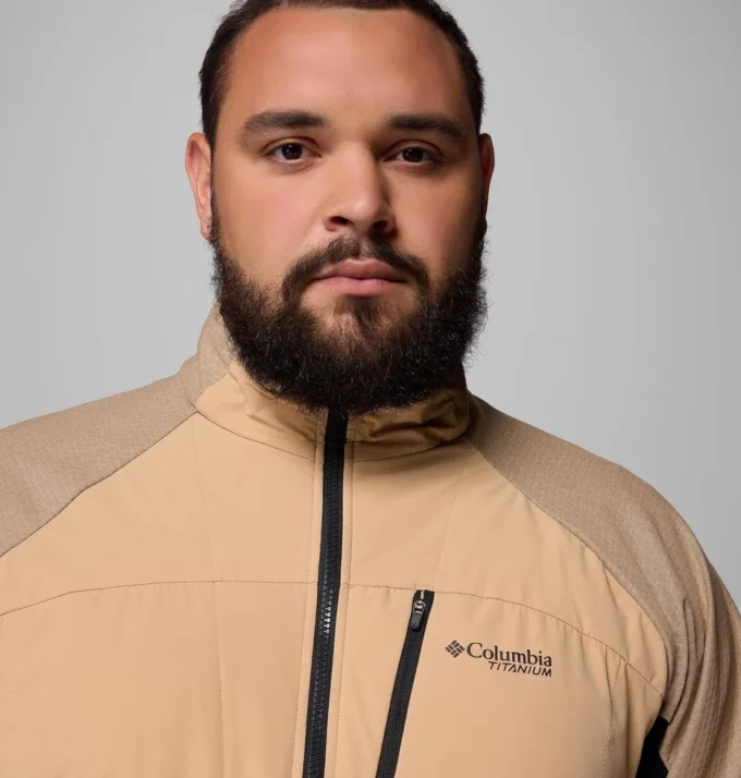 Men Arctic Crest™ Hybrid Full Zip Jacket – Big
