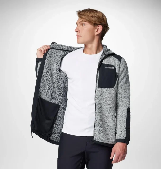 Men Arctic Crest™ Sherpa Full Zip Fleece Jacket Men Arctic Crest™ Sherpa Full Zip Fleece Jacket