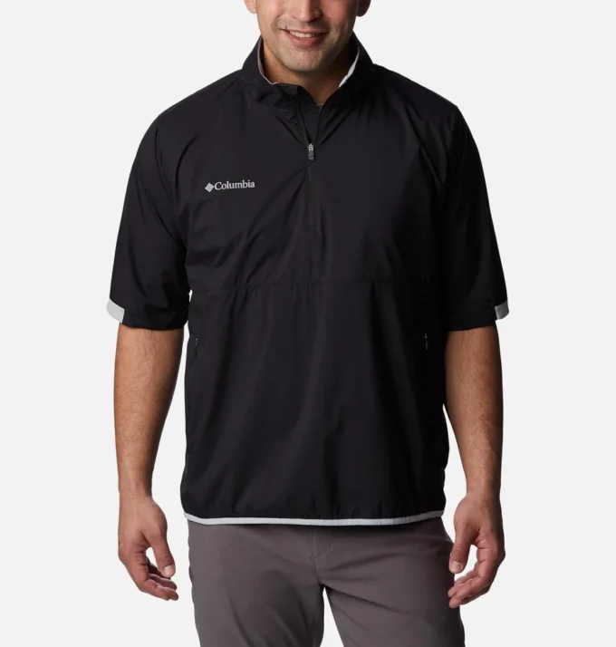 Men Big Shot Golf Pullover Windbreaker
