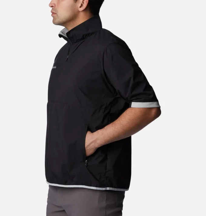 Men Big Shot Golf Pullover Windbreaker