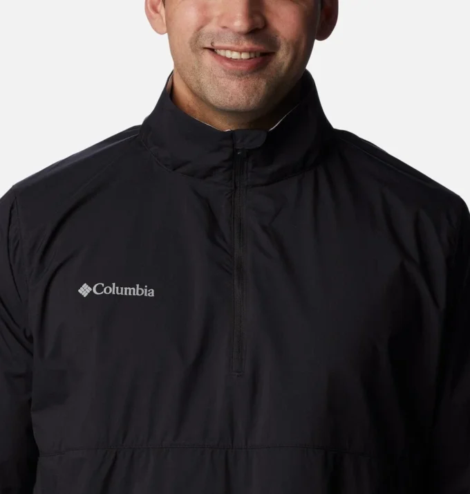 Men Big Shot Golf Pullover Windbreaker