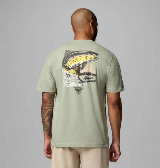Men Charlie Trout PFG Short Sleeve T-Shirt