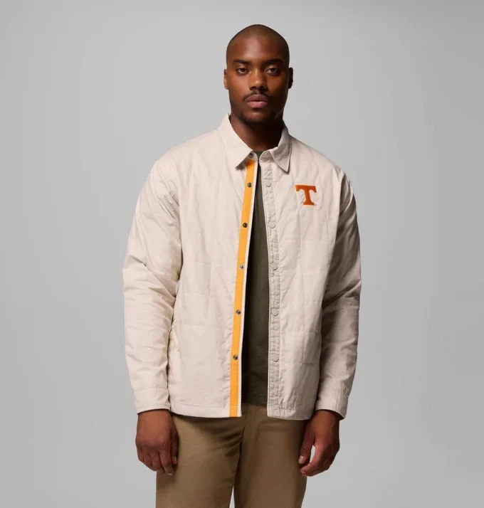 Men Collegiate Campus Roam™ Quilted Shirt Jacket – Tennessee