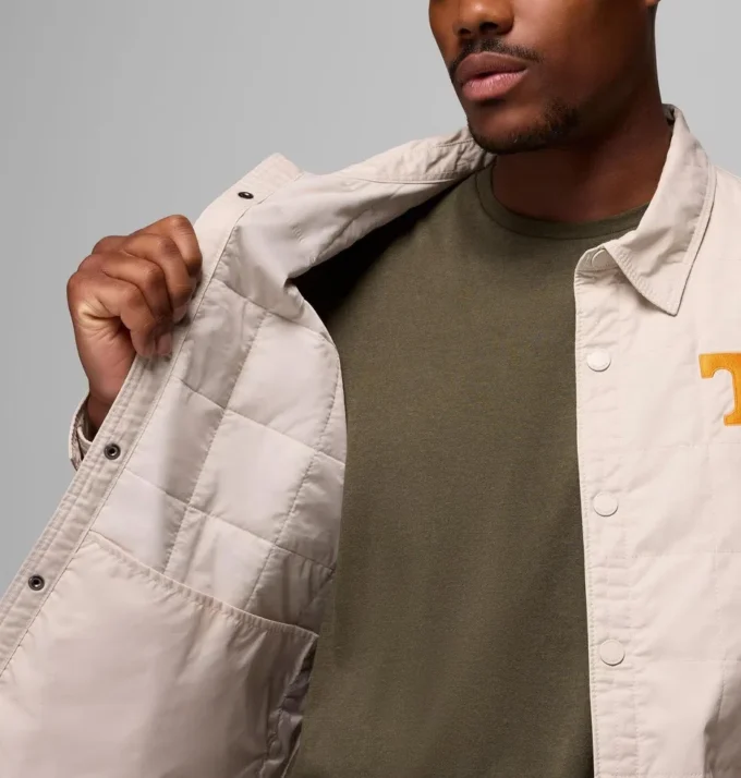 Men Collegiate Campus Roam™ Quilted Shirt Jacket – Tennessee