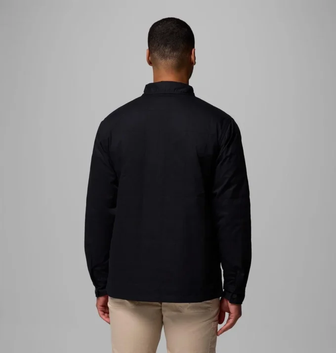 Men Collegiate Campus Roam™ Quilted Shirt Jacket – Wisconsin