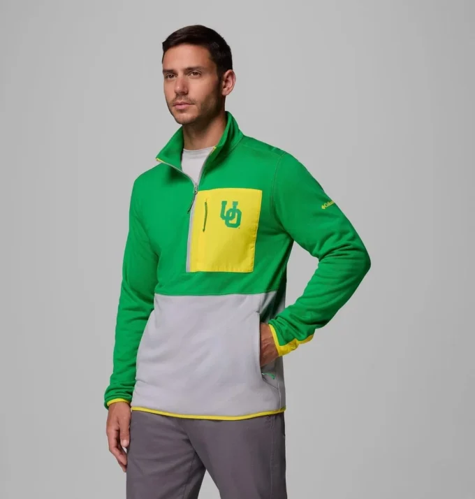 Men Collegiate Columbia Hike™ Half Zip Jacket