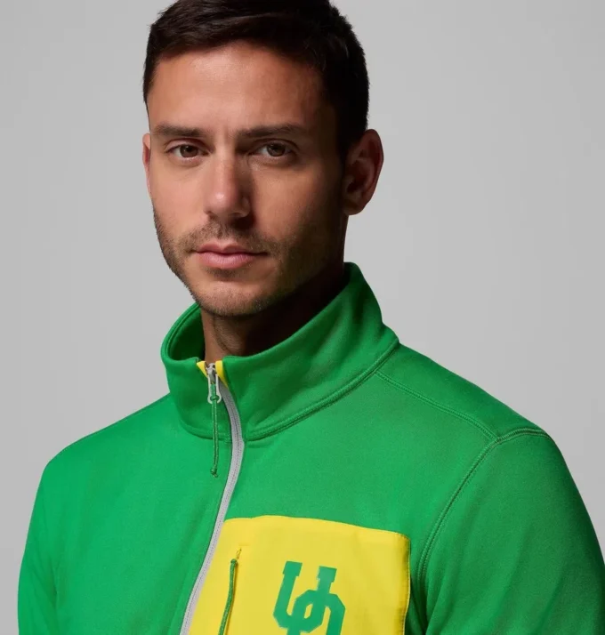 Men Collegiate Columbia Hike™ Half Zip Jacket