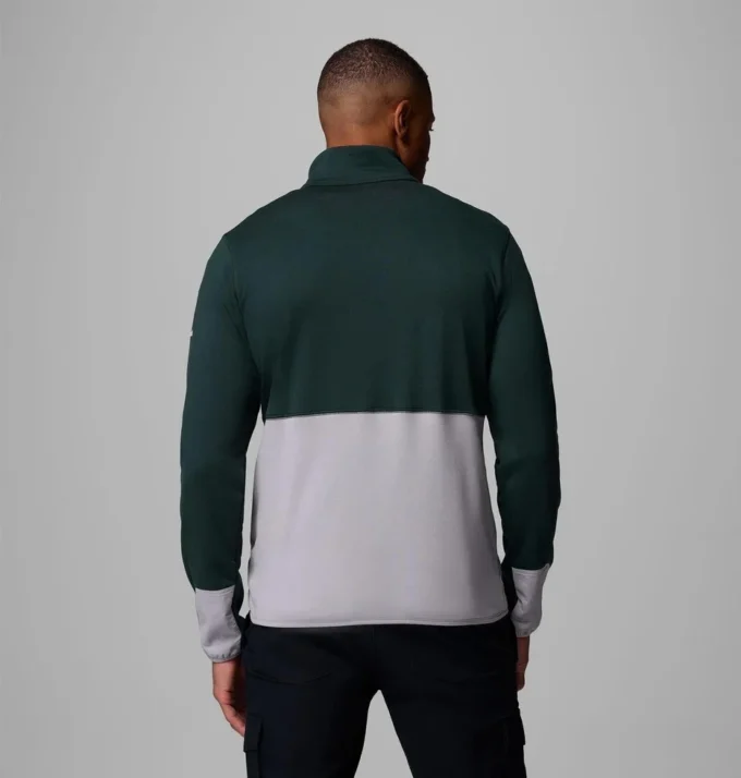Men Collegiate Columbia Hike™ Half Zip Jacket – Michigan State