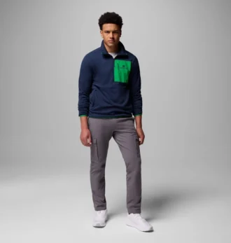 Men Collegiate Columbia Hike™ Half Zip Jacket – Notre Dame Men Collegiate Columbia Hike™ Half Zip Jacket – Notre Dame