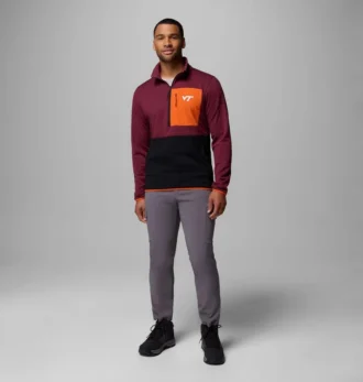 Men Collegiate Columbia Hike™ Half Zip Jacket – Virginia Tech Men Collegiate Columbia Hike™ Half Zip Jacket – Virginia Tech