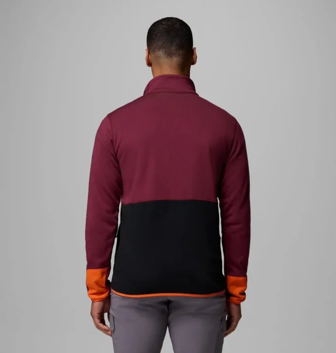 Men Collegiate Columbia Hike™ Half Zip Jacket – Virginia Tech
