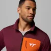 Men Collegiate Columbia Hike™ Half Zip Jacket – Virginia Tech