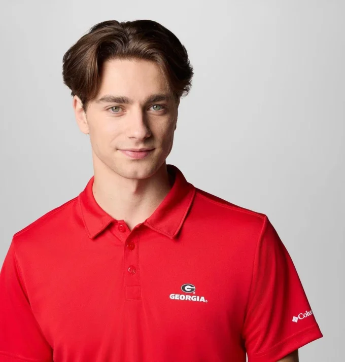 Men Collegiate Fair Catch™ Polo – Georgia