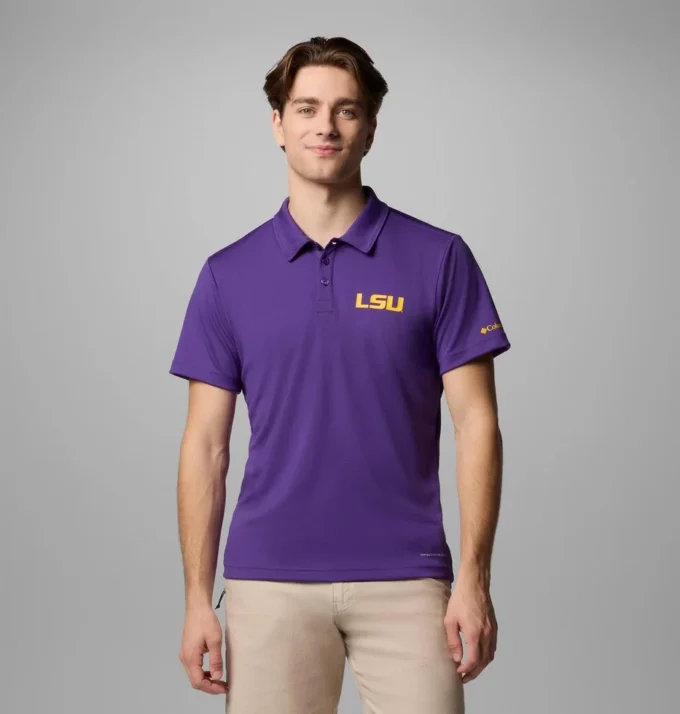 Men Collegiate Fair Catch™ Polo – LSU