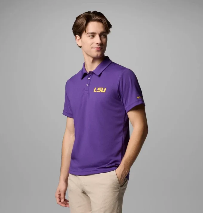 Men Collegiate Fair Catch™ Polo – LSU