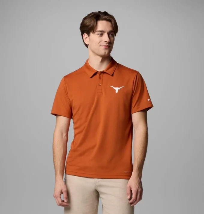 Men Collegiate Fair Catch™ Polo – Texas