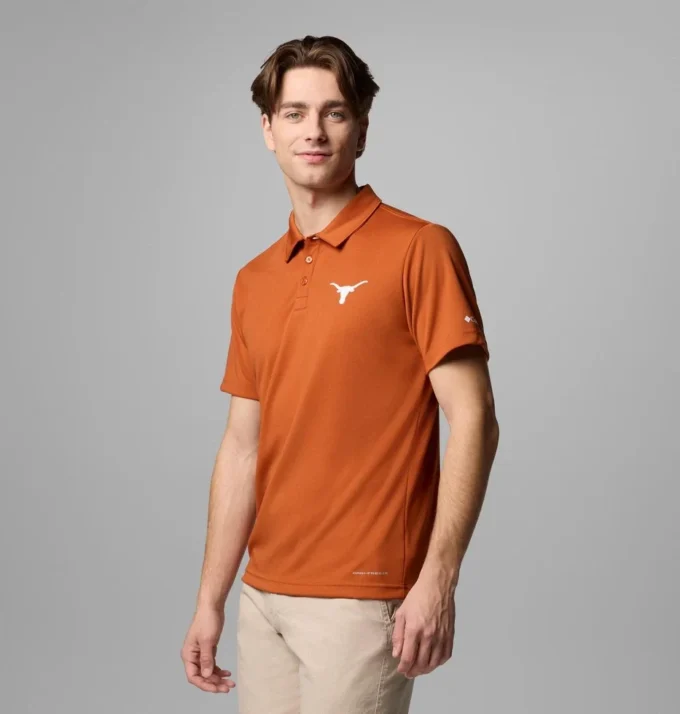 Men Collegiate Fair Catch™ Polo – Texas