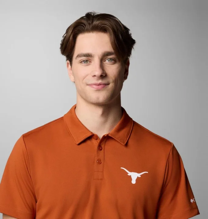 Men Collegiate Fair Catch™ Polo – Texas