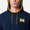 Men Collegiate Flanker™ Fleece Hoodie – Michigan
