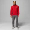 Men Collegiate Flanker™ Fleece Hoodie – Wisconsin