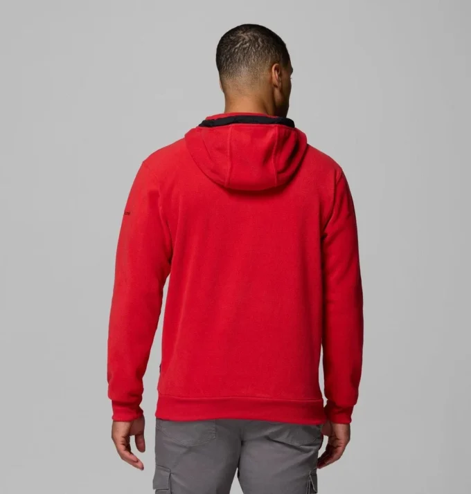 Men Collegiate Flanker™ Fleece Hoodie – Wisconsin