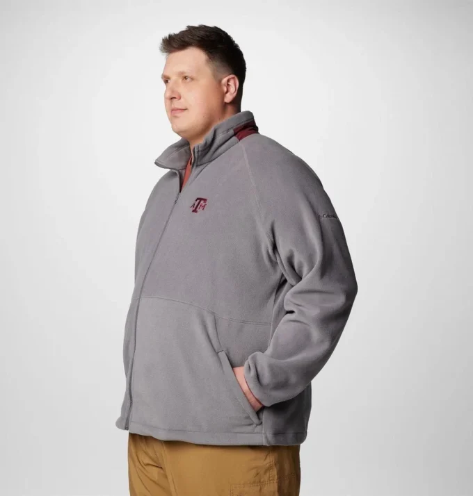 Men Collegiate Flanker™ IV Fleece Jacket – Big – Texas A&M