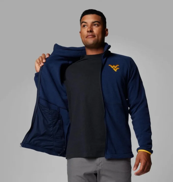 Men Collegiate Flanker™ IV Fleece Jacket – West Virginia