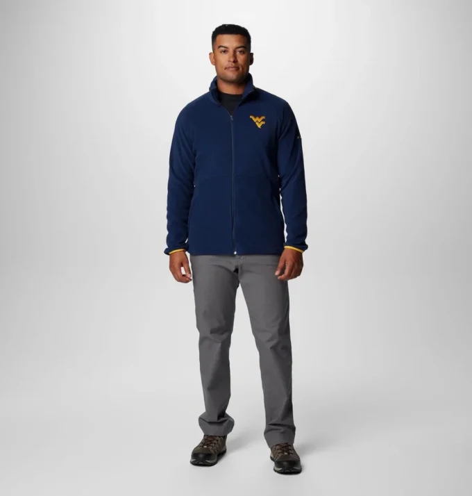 Men Collegiate Flanker™ IV Fleece Jacket – West Virginia – Tall