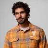 Men Collegiate Flare Gun™ Flannel Long Sleeve Shirt – Tennessee