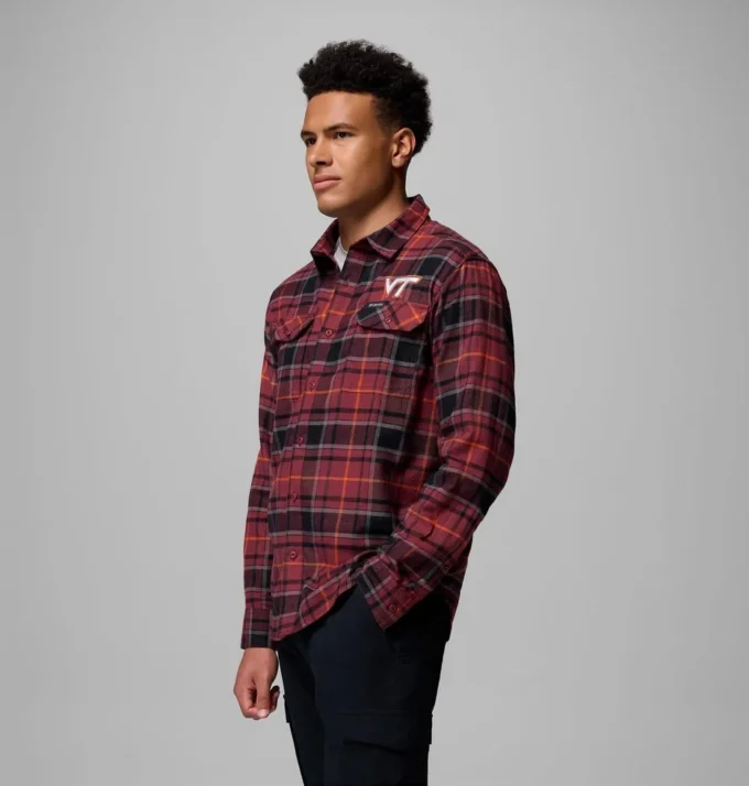Men Collegiate Flare Gun™ Flannel Long Sleeve Shirt – Virginia Tech Men Collegiate Flare Gun™ Flannel Long Sleeve Shirt – Virginia Tech