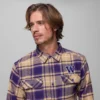 Men Collegiate Flare Gun™ Flannel Long Sleeve Shirt – Washington