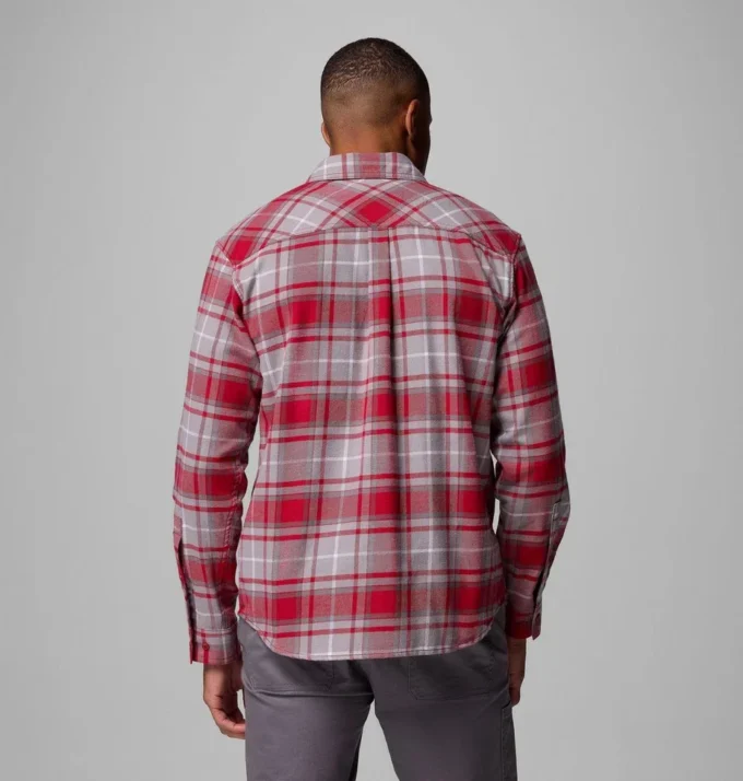Men Collegiate Flare Gun™ Flannel Long Sleeve Shirt – Washington State
