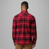 Men Collegiate Flare Gun™ Flannel Long Sleeve Shirt – Wisconsin