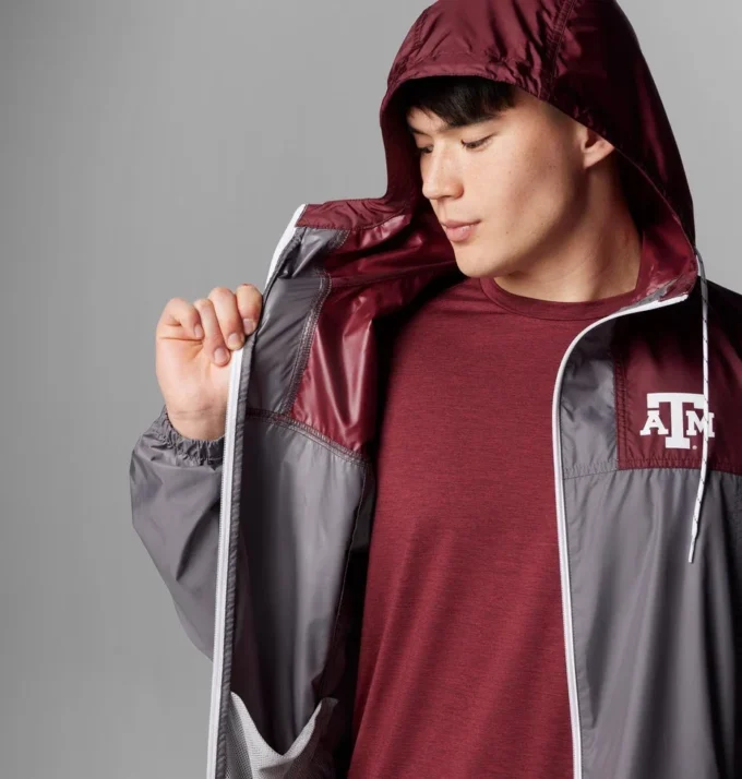 Men Collegiate Flash Challenger™ II Windbreaker – Texas A&M Men Collegiate Flash Challenger™ II Windbreaker – Texas A&M