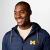 Men Collegiate Out-Shield™ Hybrid Hoodie – Michigan