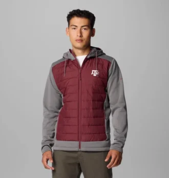 Men Collegiate Out-Shield™ Hybrid Hoodie – Texas A&M