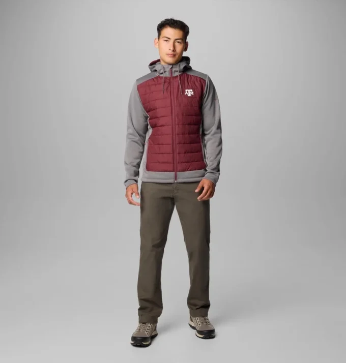 Men Collegiate Out-Shield™ Hybrid Hoodie – Texas A&M Men Collegiate Out-Shield™ Hybrid Hoodie – Texas A&M