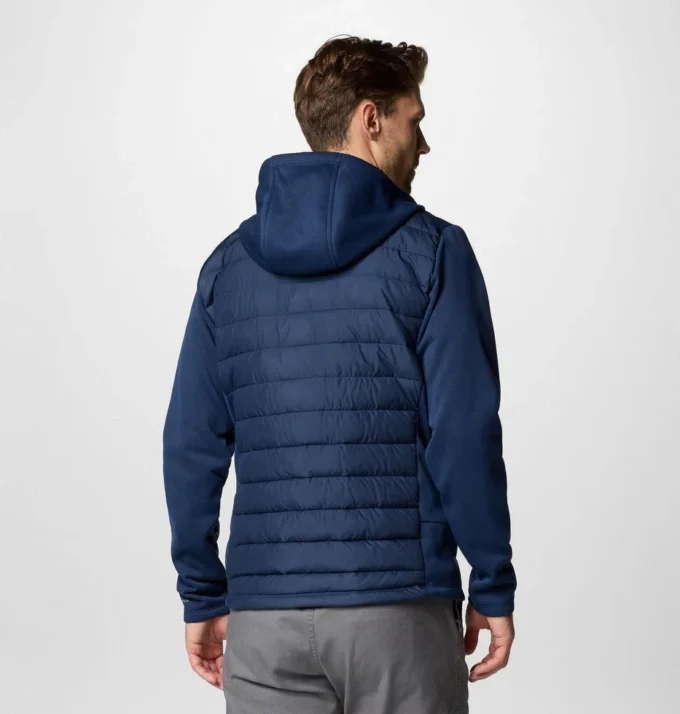 Men Collegiate Out-Shield™ Hybrid Hoodie – West Virginia Men Collegiate Out-Shield™ Hybrid Hoodie – West Virginia
