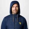 Men Collegiate Out-Shield™ Hybrid Hoodie – West Virginia Men Collegiate Out-Shield™ Hybrid Hoodie – West Virginia